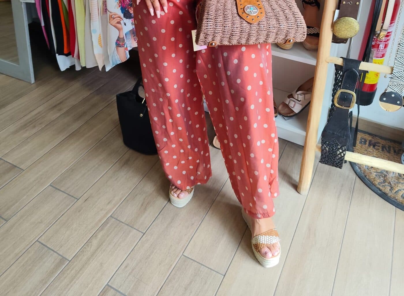 Pantalón de lunares